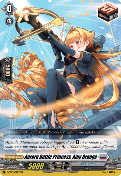 Aurora Battle Princess, Amy Orange - Cardfight!! Vanguard Malaysia